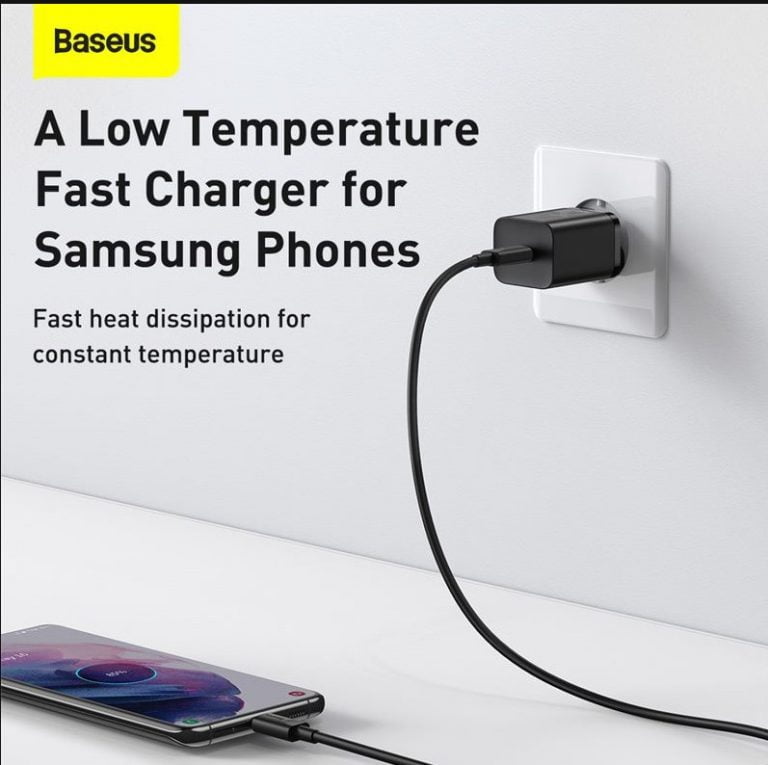 Baseus Charger 25W Super Si Quick Adapter 1C EU Sets Black With Type-C ...