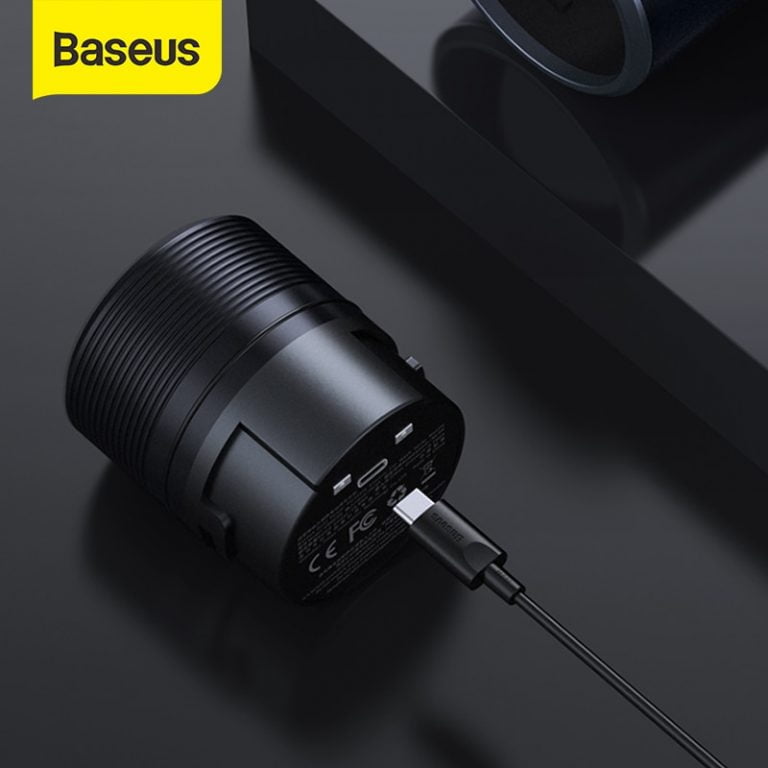 Baseus Dual Power Portable Electric Car Wash Spray Nozzle Battery Black ...